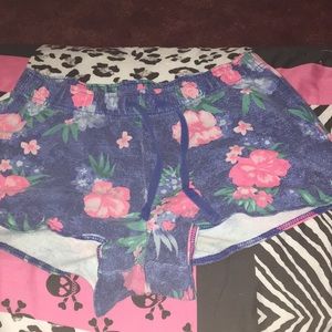 Justice Size 16 flowered shorts